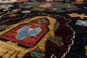 harshang tribal wool rug