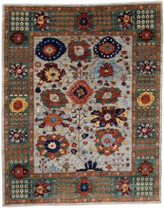 kurd blossom wool rug