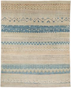 tribal transitional wool rug
