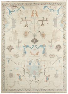 contemporary oushak wool rug