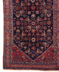 antioque persian hamadan runner rug