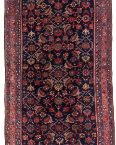 antioque persian hamadan runner rug