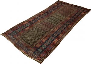 antique persian kurd runner rug