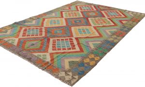 afghan kilim wool rug