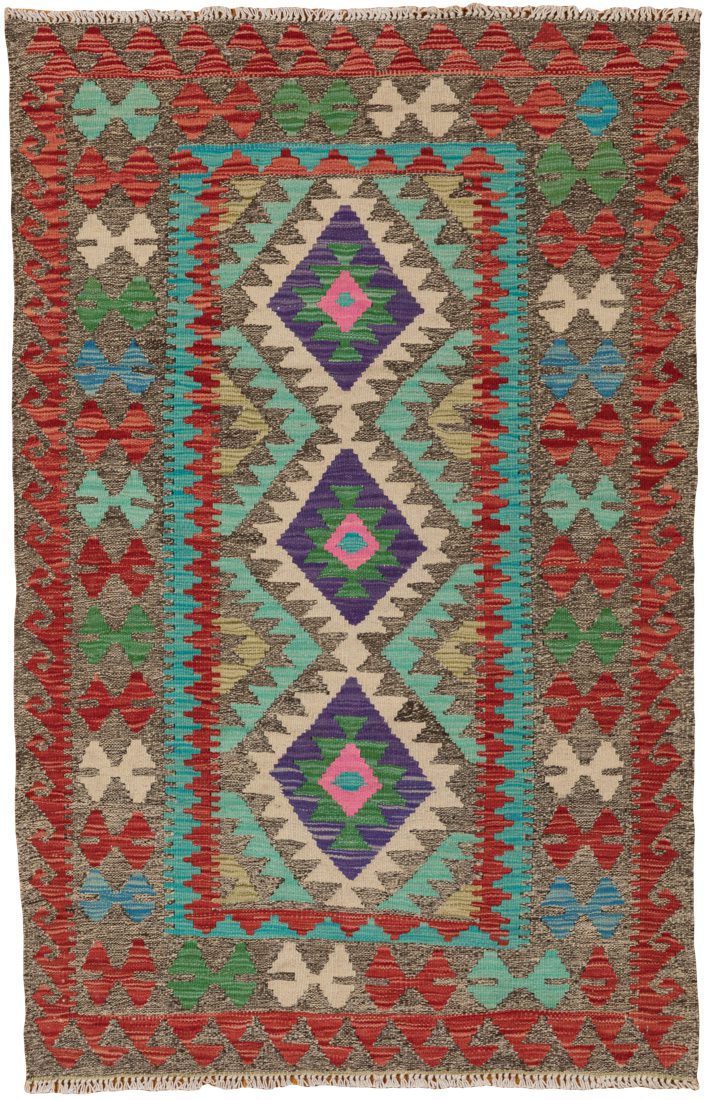 afghan kilim wool rug