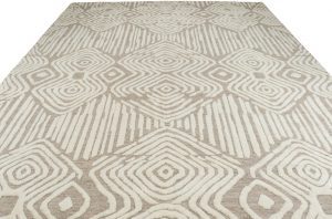 contemporary moroccan wool rug