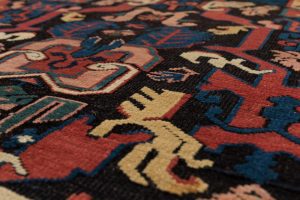 antique kuba runner rug