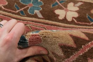 Hand knotted heirloom rug