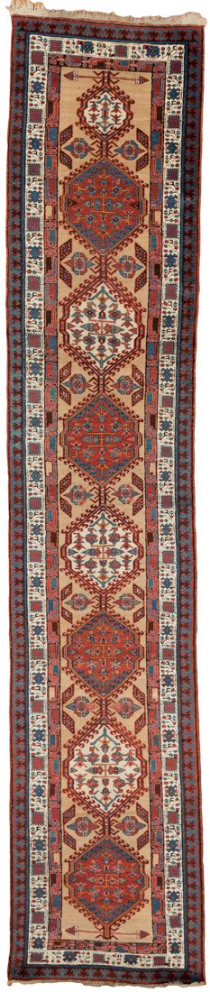 Antique Persian Serab Rug