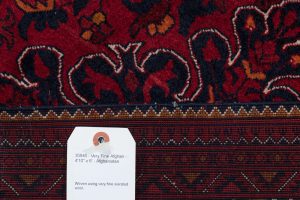 35846-Super_Fine_Turkmen_Afghan_Wool_Rug-4'10''x6'0''-Afghanistan-9