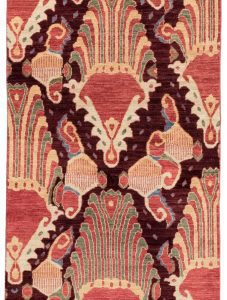 36074-Luxe_Textile_Fine_Ikat_Natural_Dyed_Wool_Rug-2'10''x8'9''-Afghanistan-1-Center