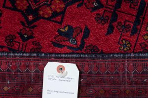 37183-Very_Fine_Turkmen_Afghan_Wool_Rug-5'0''x6'4''-Afghanistan-9
