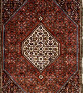 25164-Persian_Bidjar_Semi-Antique_Rug-3'8''x5'5''-Iran-1-Center