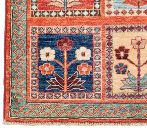 53021_BTR050A-Luri_Bustan_Garden_Handwoven_Tribal_Rug-2'1''x3'2''-Afghanistan-1-Border