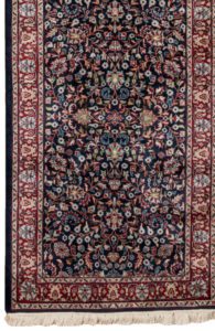 33914-Sarouk_Fine_Navy_Red_Handwoven_Traditional_Rug-2'7''x19'10''-India-1-Border