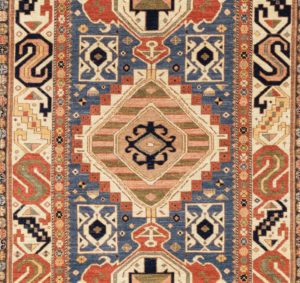 44897_NVA527A-Antique_Reproduction_Fine_Shirvan_Wool_Rug-4'1''x7'7''-Afghanistan-1-Center