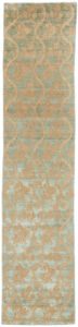 Chinoiserie Wool and Silk Handwoven Rug