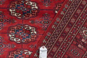 30084-Luxe_Bokhara_Red_Handwoven_Rug-5'5''x8'0''-Pakistan-2