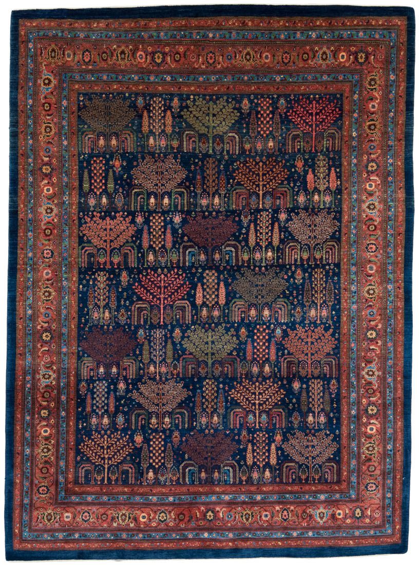 Persian Khamsehbaf Handwoven Rug