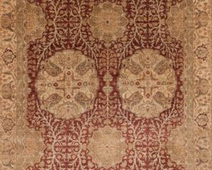 34989-Tabriz_Very_Fine_Antique_Reproduction_Handwoven_Rug-9'2''x12'6''-Afghanistan-1-Center