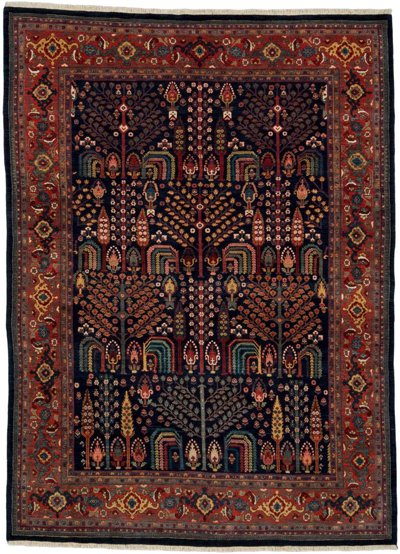 Persian Bidjar Handwoven Village Rug