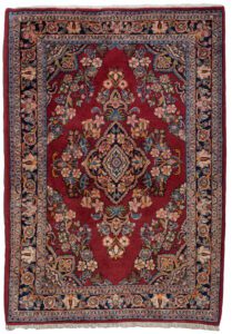 Antique Persian Kazvin Qazvin Handwoven Rug