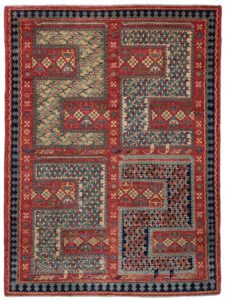 Dragon Luxe Tribal Afghan Handwoven Rug