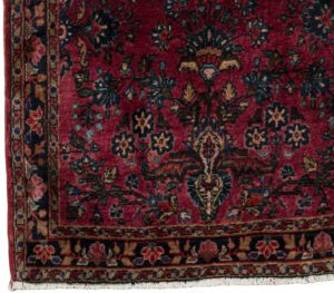 37880_ESTIRN1-Antique_Persian_Sarouk_Handwoven_Rug-2'4''x4'0''-Persia-1-Border