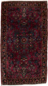 Antique Persian Sarouk Handwoven Rug