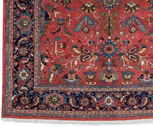 37963-Persian_Heriz_Ultimate_Village_Rug-8'1''x11'5''-Iran-1-Border