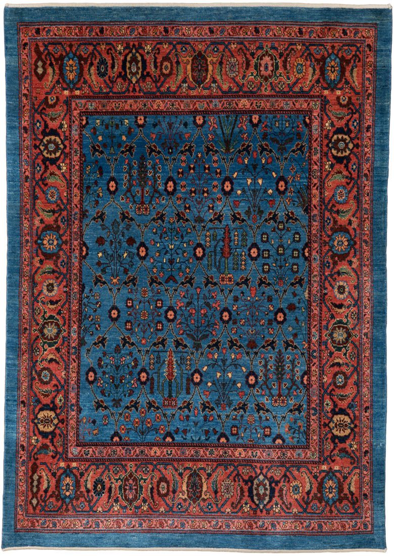 Persian Khamsehbaf Ultimate Village Handwoven Rug