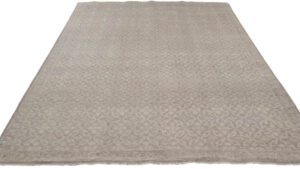 Transitional Handwoven Wool Rug