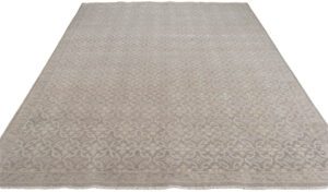 Transitional Handwoven Wool Rug