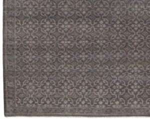 50242_LOR151B-Turkish_Knot_Filigree_Gray_Charcoal_Brown_Handwoven_Transitional_Rug-8'0''x9'11''-India-1-Border