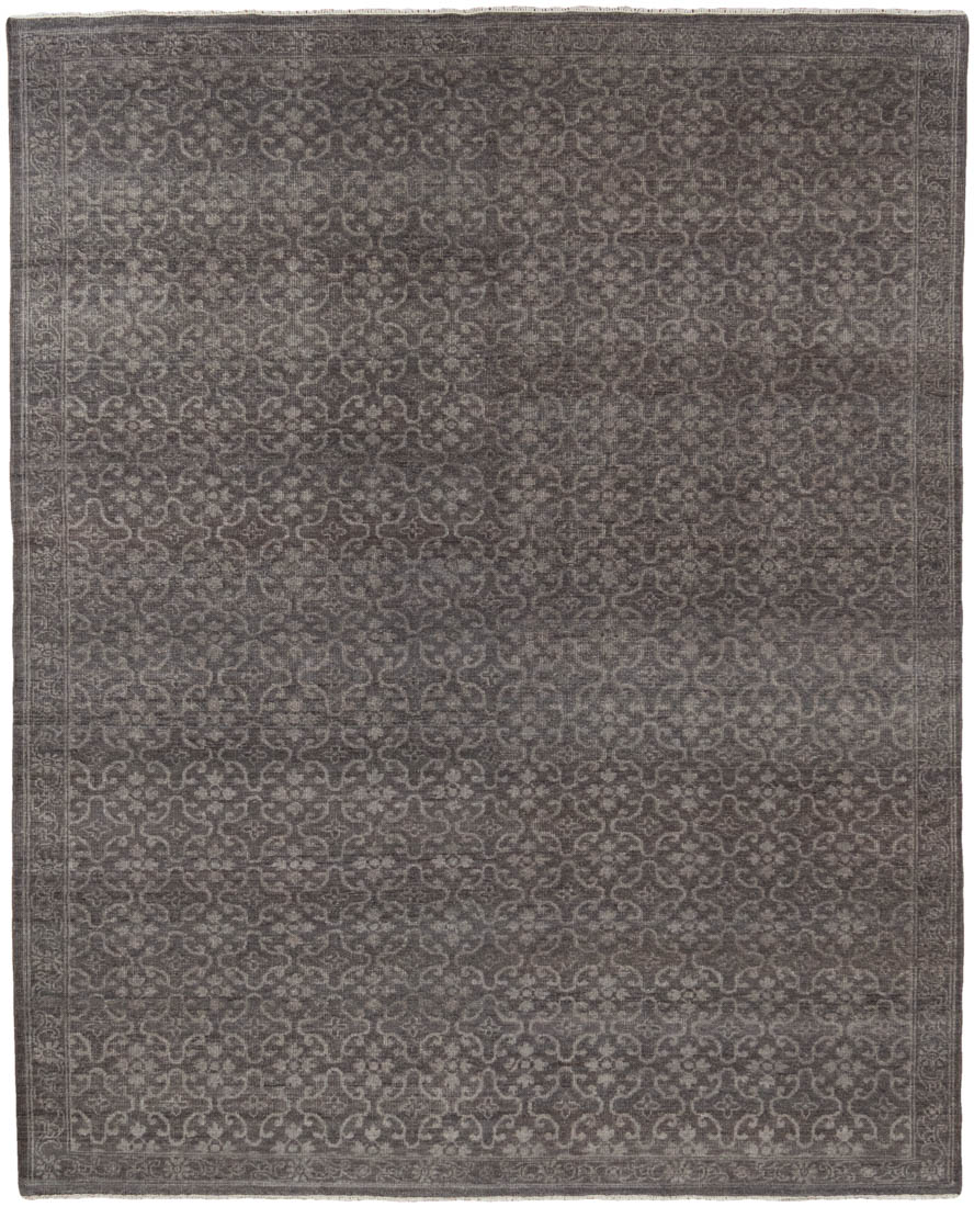 Transitional Handwoven Wool Rug