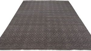 Transitional Handwoven Wool Rug