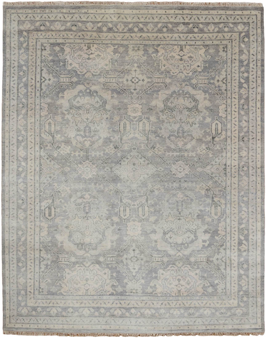 Transitional Handwoven Wool Rug