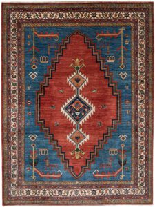 Afghan Serapi Handwoven Tribal Rug