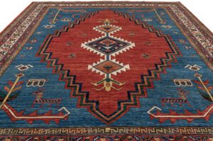 Afghan Serapi Handwoven Tribal Rug