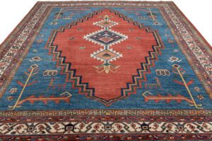 Afghan Serapi Handwoven Tribal Rug