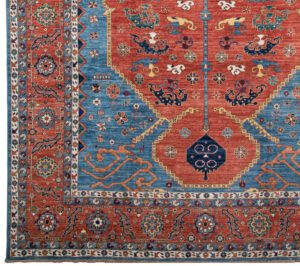 53553_BTR002A-Bakshaish_Handwoven_Tribal_Rug-9'0''x15'11''-Afghanistan-1-Border