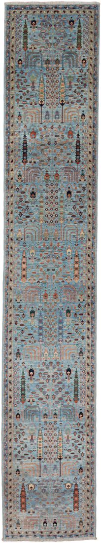 Afghan Bakshaish Willow Handwoven Transitional Rug