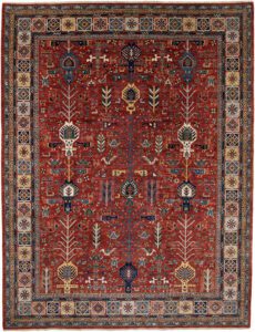 Afghan Qashqai Handwoven Tribal Rug