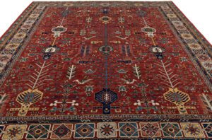 Afghan Qashqai Handwoven Tribal Rug