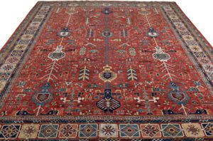 Afghan Qashqai Handwoven Tribal Rug