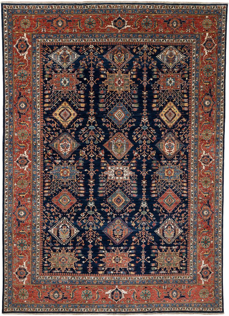 Afghan Karaja Handwoven Tribal Rug