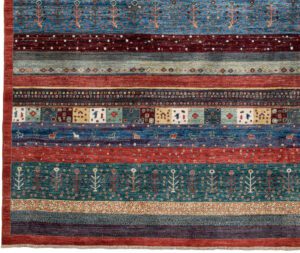 53562_BTR002A-Gabbeh_Contemporary_Handwoven_Tribal_Rug-9'2''x11'8''-Afghanistan-1-Border