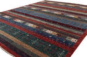 Afghan Gabbeh Contemporary Handwoven Tribal Rug