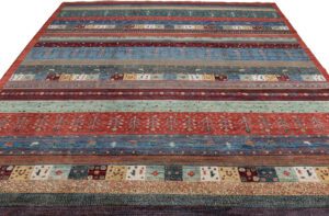 Afghan Gabbeh Contemporary Handwoven Tribal Rug