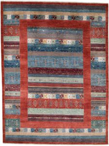 Afghan Gabbeh Contemporary Handwoven Tribal Rug